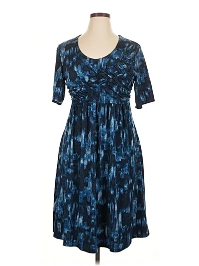 Pre-owned Avenue Casual Dress In Blue