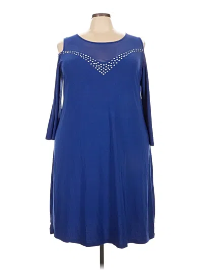 Pre-owned Avenue Casual Dress In Blue