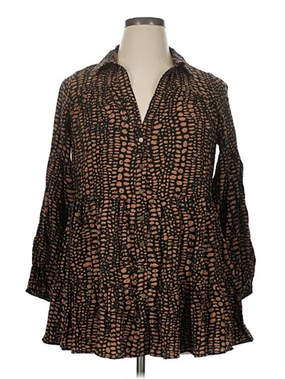 Pre-owned Avenue Casual Dress In Brown