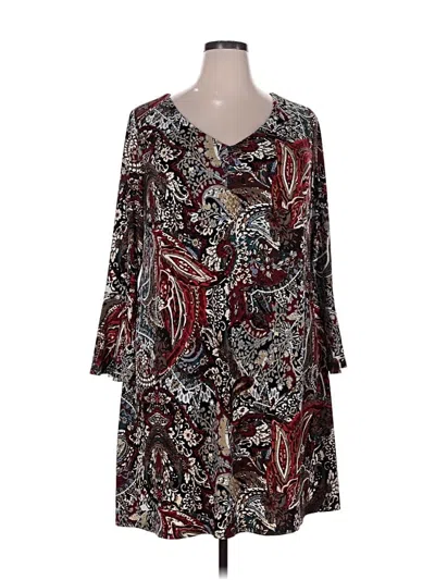 Pre-owned Avenue Casual Dress In Burgundy