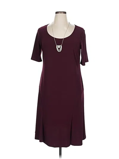 Pre-owned Avenue Casual Dress In Burgundy