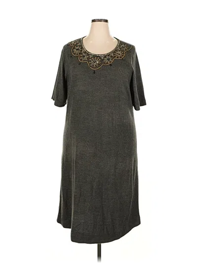 Pre-owned Avenue Casual Dress In Gray