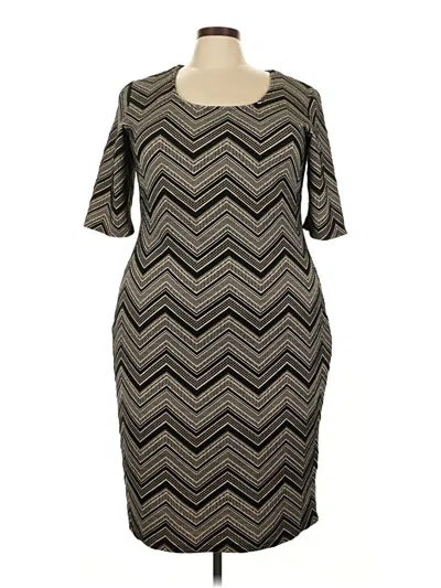 Pre-owned Avenue Casual Dress In Gray