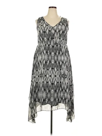 Avenue Casual Dress In Gray