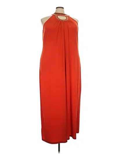 Pre-owned Avenue Casual Dress In Orange