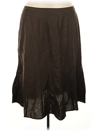 Pre-owned Avenue Casual Skirt In Brown