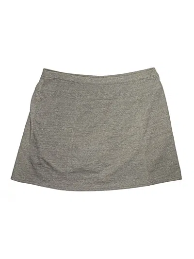 Pre-owned Avenue Casual Skirt In Gray