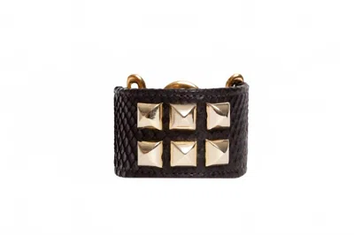 Avenue Chic Studded Cuff In Black