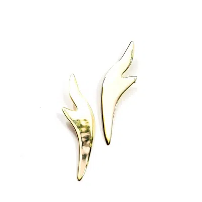 Avenue Chic Women's Flame Spark Stud Earrings In Gold