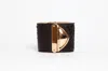 Avenue Chic Women's Genuine Lock Cuff - X L In Black In Black