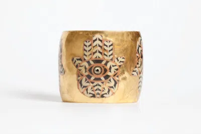 Avenue Chic Women's Hamsa Cuff In Gold In Silver