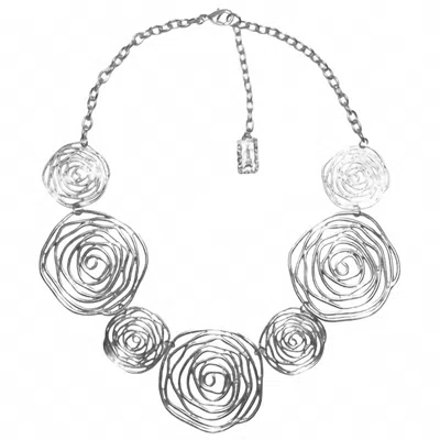 Avenue Chic Women's Julie Necklace In Silver In Metallic