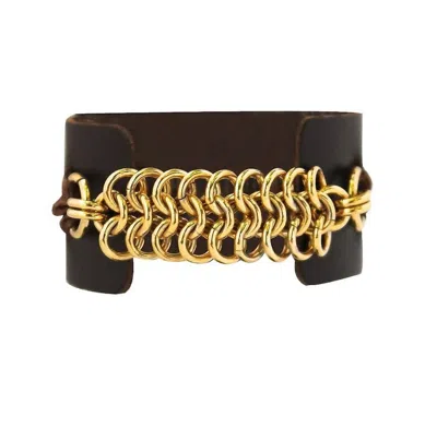 Avenue Chic Women's La Tortuga Bracelet In Brown In Black