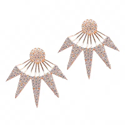 Avenue Chic Women's Liberty Earcuff Earrings In Rose Gold In Silver