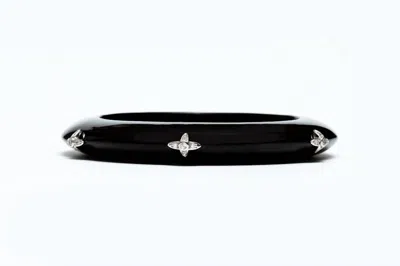 Avenue Chic Women's Starlet Bangle In Black