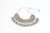 Avenue Chic Women's Statement Onyx Gypsi Necklace In Silver In White