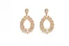 Avenue Chic Women's Statement Teardrop Earrings In Gold In Gold