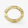 Avenue Chic Women's Temple Muse Oval Hinge Cuff In Gold In Gold