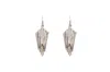 Avenue Chic Women's Tiny Grape Sun Earrings In Black In Silver