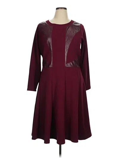 Pre-owned Avenue Cocktail Dress In Burgundy