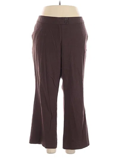 Pre-owned Avenue Dress Pants In Brown