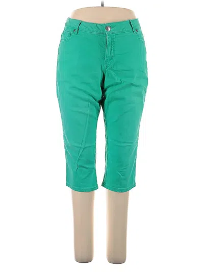 Pre-owned Avenue Jeans In Green