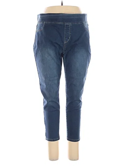 Pre-owned Avenue Jeggings In Blue