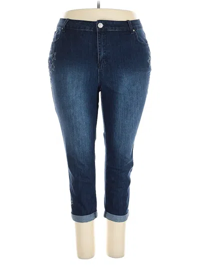 Pre-owned Avenue Jeggings In Blue