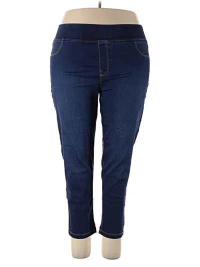 Pre-owned Avenue Jeggings In Blue