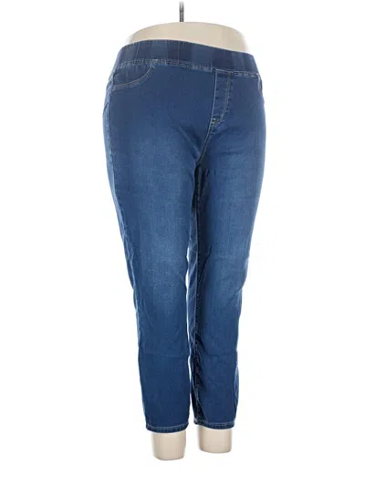 Pre-owned Avenue Jeggings In Blue