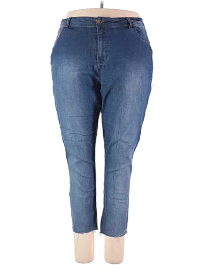 Pre-owned Avenue Jeggings In Blue