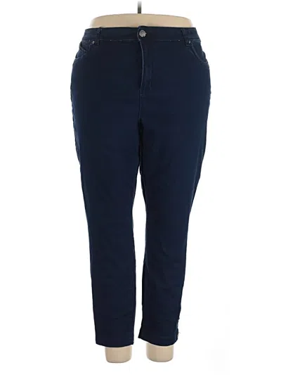 Pre-owned Avenue Jeggings In Blue