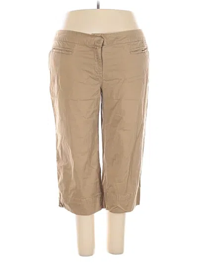 Pre-owned Avenue Khaki Pant In Brown