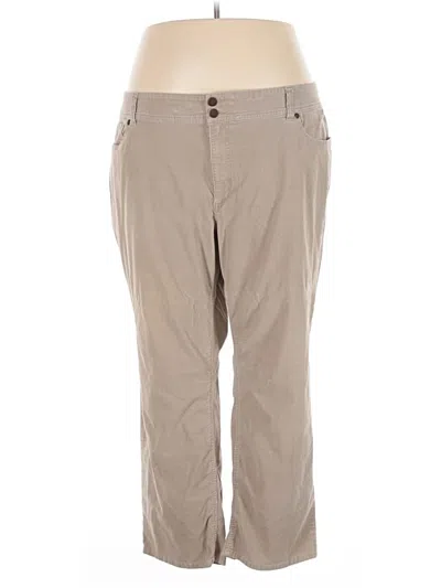 Pre-owned Avenue Khaki Pant In Brown