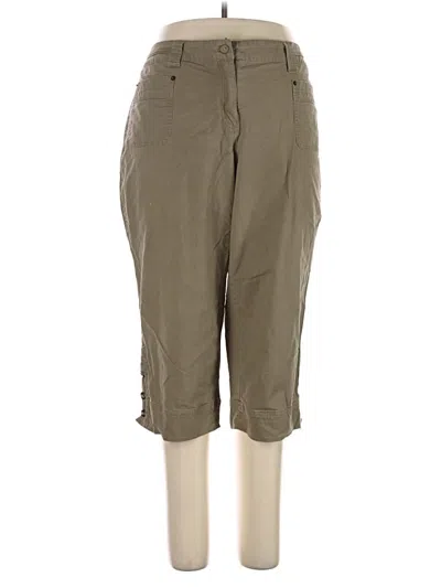 Pre-owned Avenue Khaki Pant In Green