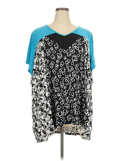 Pre-owned Avenue Kimono In Blue