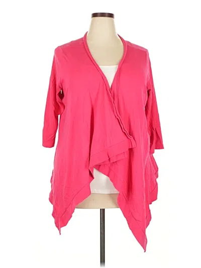 Pre-owned Avenue Kimono In Pink