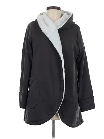 Pre-owned Avenue Long Sleeve Top Black Cowl Neck Tops