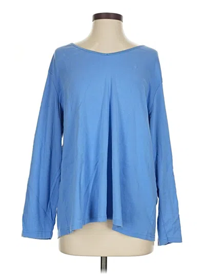 Pre-owned Avenue Long Sleeve T-shirt In Blue