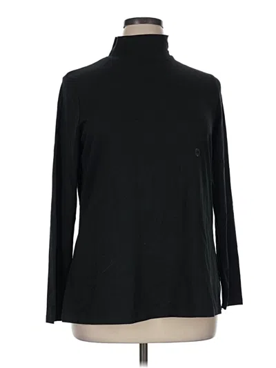 Pre-owned Avenue Long Sleeve Turtleneck In Black