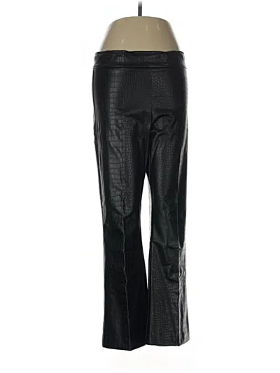 Pre-owned Avenue Montaigne Active Pants In Black