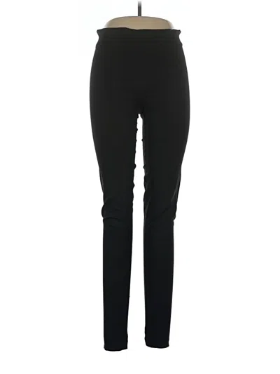 Pre-owned Avenue Montaigne Active Pants In Black
