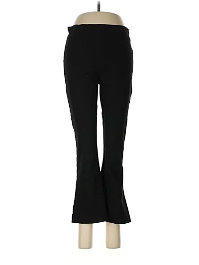 Pre-owned Avenue Montaigne Active Pants In Black