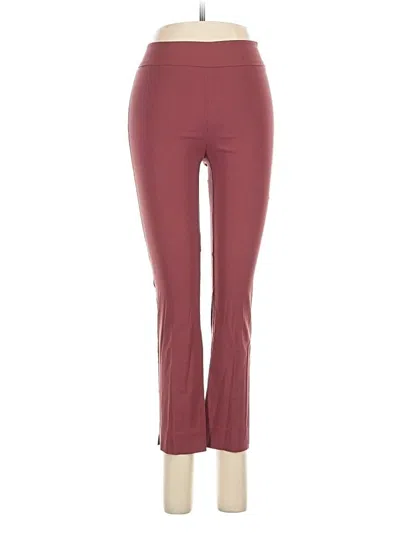 Pre-owned Avenue Montaigne Active Pants In Burgundy
