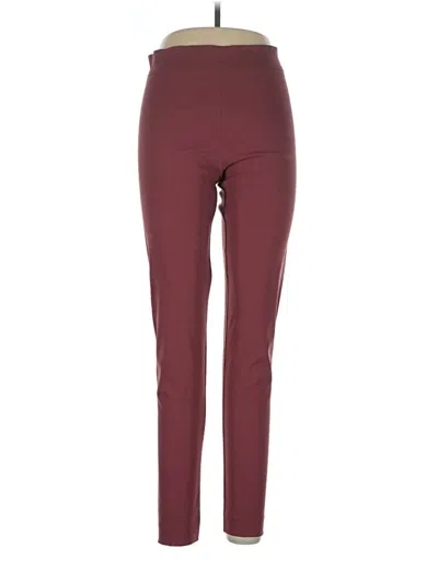 Pre-owned Avenue Montaigne Active Pants In Burgundy