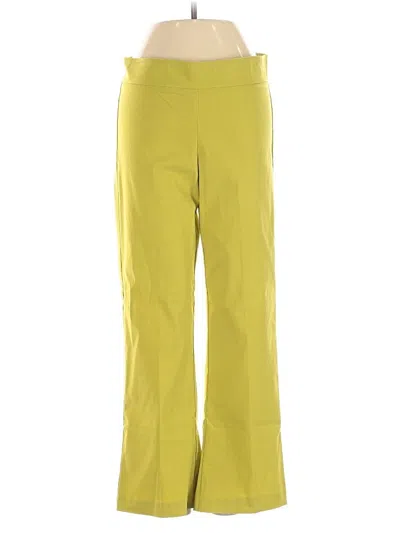 Pre-owned Avenue Montaigne Active Pants In Yellow