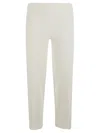 Avenue Montaigne Alex Velvet Trousers In White