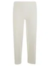 Avenue Montaigne Alex Velvet Trousers In White