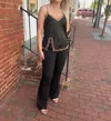 Avenue Montaigne Bellini Jacquard In Black In Black