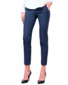 Avenue Montaigne Ben Pull On Straight Leg Pants In Nova Blue In Multi